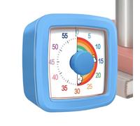 60 Minute Visual Timer,60 Minute 1 Hour Countdown Timer for Kids - Teaching Tool Non-Ticking Clock for Classroom Exam Home Offices Meeting Working Kitchen Cooking Reading