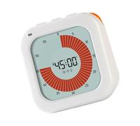 60 Minutes Visual Timers for Kids Study Times Management Quiet Alarm Clock with LCD Screen and Rotating Knob Child Friendly Times Teaching Device