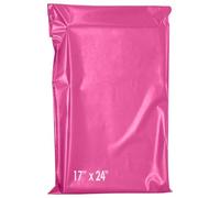 60 Mixed Mailing Postal Self-Seal Closure Plastic Bags, 17x24 Inch Size Envelopes for Posting Clothes, Postal, Packaging, Shipping Bags Tempered Proof, Secure Medium Large Postage Bags Sizes Purple