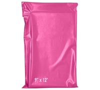 60 Mixed Mailing Postal Self-Seal Closure Plastic Bags, 17x24 Inch Size Envelopes for Posting Clothes, Postal, Packaging, Shipping Bags Tempered Proof, Secure Medium Large Postage Bags Sizes Hot Pink