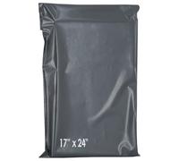 60 Mixed Mailing Postal Self-Seal Closure Plastic Bags, 17x24 Inch Size Envelopes for Posting Clothes, Postal, Packaging, Shipping Bags Tempered Proof, Secure Medium Large Postage Bags Sizes Grey