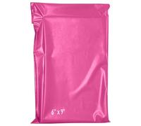 60 Mixed Mailing Postal Self-Seal Envelopes - 6 x 9 Size, Tempered Proof, Secure Medium Postage Bags - Hot Pink