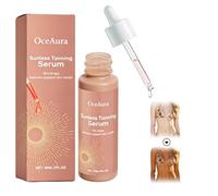 60 ml Tanning Drops,Gradual Tanner Fast Tan without Sun, for All Skin Types, Enhancing Your Natural Skin Tone for a Genuine, Sun-Kissed Glow, Melanin Booster for Tanning for Body & Face