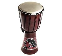 60 Models 40 cm Children’s Djembe Drum, Bongo, Bush Drum + Instructions (English language is not guaranteed) 40cm Delfin Bunt Bemalt