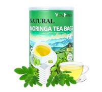 60 Moringa Tea Bags, VitalForest Natural Pure Moringa Leaves, Supports Digestion and Wellness, Caffeine-Free