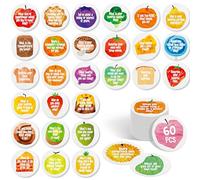 60 Morning Meeting Chips, 60 Designs Conversation-Starter Cards Questions Cards for Students, Classroom Activity-Improve Listening & Communication, Vocabulary, Social Skill