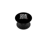60 nd Birthday Bash Squad glitte Style PopSockets Adhesive PopGrip