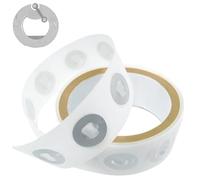 60 NFC Tags, NFC Stickers Adhesive Labels Transparent, Rewritable NFC 213 Tags for Gaming and Smartphones,Compatible with All NFC Enabled Phones and Devices（White 25mm）