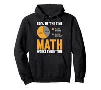 60% Of The Time Math Works Every Time Algebra Math Lover Pullover Hoodie