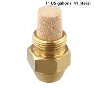 60° Oil Burner Nozzle for Residential & Commercial Heating Systems - for PRECISION Brass Body with Stainless Steel Metering Parts, Hollow/Full/Semi-Full Cone Spray Pattern, 11G/7G Flow Options