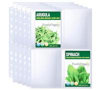 60 Pack 240 Pockets Seed Packet Sleeves, Garden Seed Storage Organizer Pages for 3 Ring Binder, Slot Size 3.5"x 5", Sleeves for Seed Protector Holder Container, Postcards Photos Cards