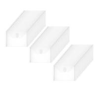 60 Pack 5x7 Small Plastic Envelopes Bag Hook Loop Closure Receipt Storage Holder Clear Die & Stamp Storage Bag for Embossing Crafts DIY Scrapbooking Paper Card Craft Organizer Holder