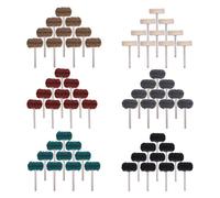 60 Pack Abrasive Wheels, Rocaris 1“ Abrasive Buffing Polishing Wheels Burr for Rotary Tools-1/8" Shank，Polishing bits