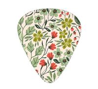 60 Pack Custom Guitar Picks Personalized Beautiful Flowers Print Guitar Picks Guitar Bass Ukulele Accessories Gifts For Men Women