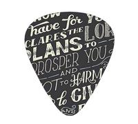 60 Pack Custom Guitar Picks Personalized I Know The Plans Have You Declares Lord Print Guitar Picks Guitar Bass Ukulele Accessories Gifts For Men Women