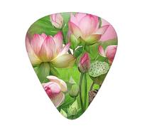 60 Pack Custom Guitar Picks Personalized Spirit Of The Lotus Print Guitar Picks Guitar Bass Ukulele Accessories Gifts For Men Women