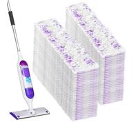 60 Pack Disposable Pads Refills Compatible with Swiffer Power Mop, for Swiffer Power Mop Refill, for All Floor Cleaning, Unscented & Thickened Pads