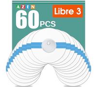 60 Pack Freestyle Sensor Covers for Libre 3, Waterproof Sensor Patches, Waterproof Adhesive Patches, Waterproof Transparent Adhesive Tape