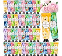60 Pack Hand Cream, Gift Set for Women, Hand Moisturizer for Dry Cracked Hands, Mini Hand Cream Multipack, Small Gifts for Mother Teacher Nurse Corworkers Birthday Party