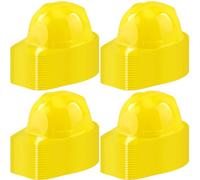 60 Pack Kids Plastic Construction Hat Bulk Construction Worker Hard Hats Caps Party Hats for Boys Girls Halloween Cosplay (Colour Set 1)