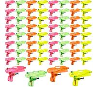 60 Pack Mini Water Gun Colorful Squirt Water Guns Small Pistol Toy Gun for Kids Boys and Girls Swimming Pool Beach Outdoor Water Activities, 4 Colors