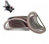 60 Pack Sanding Belts 13x457mm Mixed Grit 40-240 for Black Decker Power File - Aluminum Oxide Abrasive Belt Set for Wood Metal Plastic Polishing