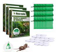 60 Pack Strong Peppermint Oil Mice Repellent Balls,Natural Mouse, Rat, Squirrel & Rodent Repellent for Home Indoor Outdoor, Lasts up to 90 Days, Safe for Kids & Pets, for Garage, Car, Attic (3 Boxes)
