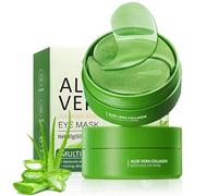 60 Pairs Aloe Vera Under Eye Patches, Collagen Eye Mask for Dark Circles, Puffiness, Wrinkles & Fine Lines, Collagen Gel Eyes Mask Skin Care, Hydrating & Soothing Anti-Aging for Men & Women
