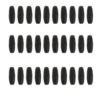 60 Pairs Breakaway Clasps Jewellery Lanyard String Connectors | Black Lightweight Design, Easy Threading, for Bracelets, Mask Cords, Student Badges, Craft Workshops and Sensory Use