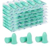 60 Pairs Foam Earplugs, Ergonomic Design Soft Ear Plugs for Sleeping, 35dB SNR Noise Cancelling Hypoallergenic Earplugs for Concerts Loud Music/Shooting Guns/Work Construction, Green
