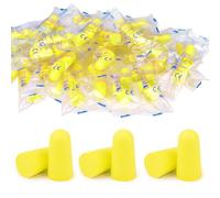 60 Pairs Ultra Soft Foam Ear Plugs, 38dB SNR Noise Reduction Earplugs for Sleeping Hearing Protection Travel Study Concentration Construction Site (Yellow, One Size)