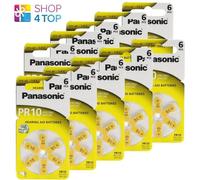 60 PANASONIC SIZE 10 PR70 HEARING AID BATTERIES 1.4V ZINC AIR NO MERCURY 2025