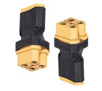 60 Parallel Plugs Adapter for Battery Expansion Reliability Connection Secure Welding Lightweight 1Female to 2Male Improve Link