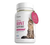 60 Pawbits Joint Support for Cats Tablets for Stiff & Mature Adult Cats Anti-Inflammatory Relief Supplements, Green Lipped Mussel, Glucosamine & Hyaluronic Acid Sprinkle Capsules (60)