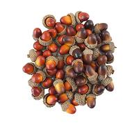 60 Pcs Artificial Acorns Artificial Lifelike Acorn Decors Festival Decoration Props for Craft, Wedding, Festival Party