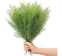 60 PCS Artificial Pine Branches,Fake Greenery Plants Pine Sprigs,Faux Pine Leaves Picks for DIY Garland Crafts Christmas Embellishing and Home Garden Decoration