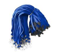 60 Pcs Breakaway Lanyards Safety Blue Lanyard with Swivel J Hook Premium Bulk Flat Lanyards 36" for ID Name Badge Holder, ID Badges Cruise, School, Students, Kids, Coach, Conference, Blue, 36 Inch