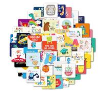 60 PCS Cards for Lunchbox for Kids Positive Affirmation Cards for School and Kindergarten Lunches Inspirational and Motivational Love Lunchbox Notes for Boys Girls Bento Lunchbox Kids Lunch Box Notes