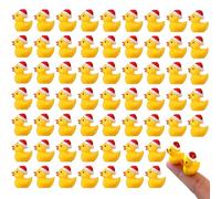60 Pcs Christmas Ducks, Mini Ducks, High Looks And Cute Tiny Ducks, Little Ducks Party Decorations Resin Ducks for Using In Garden, Outdoor, Patio, Lawn, Yard Many Areas Of House,Yard Adornment