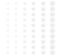 60 Pcs Clear Piercing Disc Set, Piercings Bump Disc Clear Earrings Spacers 6 Sizes, Suitable for Ear Back, Scar Tissue and Post Perforation Care 3mm/5mm/7mm/9mm/12mm/14mm