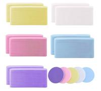 60 PCS Compressed Face Cleansing Sponge 8 * 8cm Facial Sponges Portable Cellulose Face Sponge for Makeup Removal Deep Face Cleansing