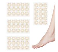 60 Pcs Corn Cushions for Feet, Soft Latex Foam Pads - Self Adhesive Callus & Corn Plasters - Waterproof Oval Shaped Toe & Foot Protectors - Suitable for Foot & Heel Pain Relief