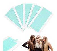 60 PCS Double Sided Hair Extension Tape Tabs,Hair Extension Tapes Human Hair Weft Replacement,Double Sided Adhesive Tapes in Hair Extensions For Wigs and wig replacements(4 x 0.8cm)