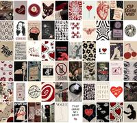 60 pcs Downtown Girl Room Décor, Coquette y2k 2000’s Grunge Posters, TV Girl Lana Del Rey Retro Music Wall Art for Bedroom, Trendy Vintage Funky College Dorm Wall Collage Kit Aesthetic Pictures 4 X 6