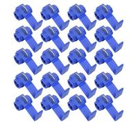 60 Pcs Electrical Wire Connectors Solderless Wire Connectors 18-14 AWG Quick Splice Wire Connectors Snap Electrical Wire Connector Cold Pressed Insulated Wire Crimp Connectors