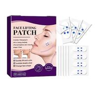 60 Pcs Face Lift Tape Elasticity Tighten Lift Patches Face Tape Lifting Invisible V Line Shape Anti Wrinkle Tape for Jowl Lift Face Lift Anti Wrinkle Eye Chin Lift