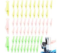 60 PCS Fish Mouth Sewing Machine Needle Threader, Automatic Sewing Needle Threader Simple Needle Threader Quick Sewing Machine Loop Needle Threaders Tool for DIY Sewing Craft