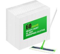60 PCS Flash Speed Mop Refill Wipes, Dusting and Cleaning Floor Wet Wipes Professional Cleaning Solution for Tile Surfaces Effective Flash Speed Mop Refill for Quick and Easy