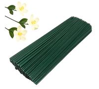 60 PCS Florist Wire, Floral Stems for DIY Craft, Flower Wire, Flower Arrangement, Wedding Decor, Holiday Wreath, Green Flexible Floristry Wires for Handmade Projects, School Art