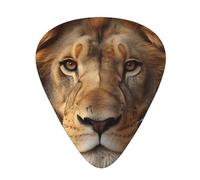 60 Pcs Guitar Picks Bulk 3 Different Thickness Personalized Guitar Plectrums With Storage Box African Lion Head Guitar Accessories For Bass Electric Guitar Acoustic Guitar Lovers